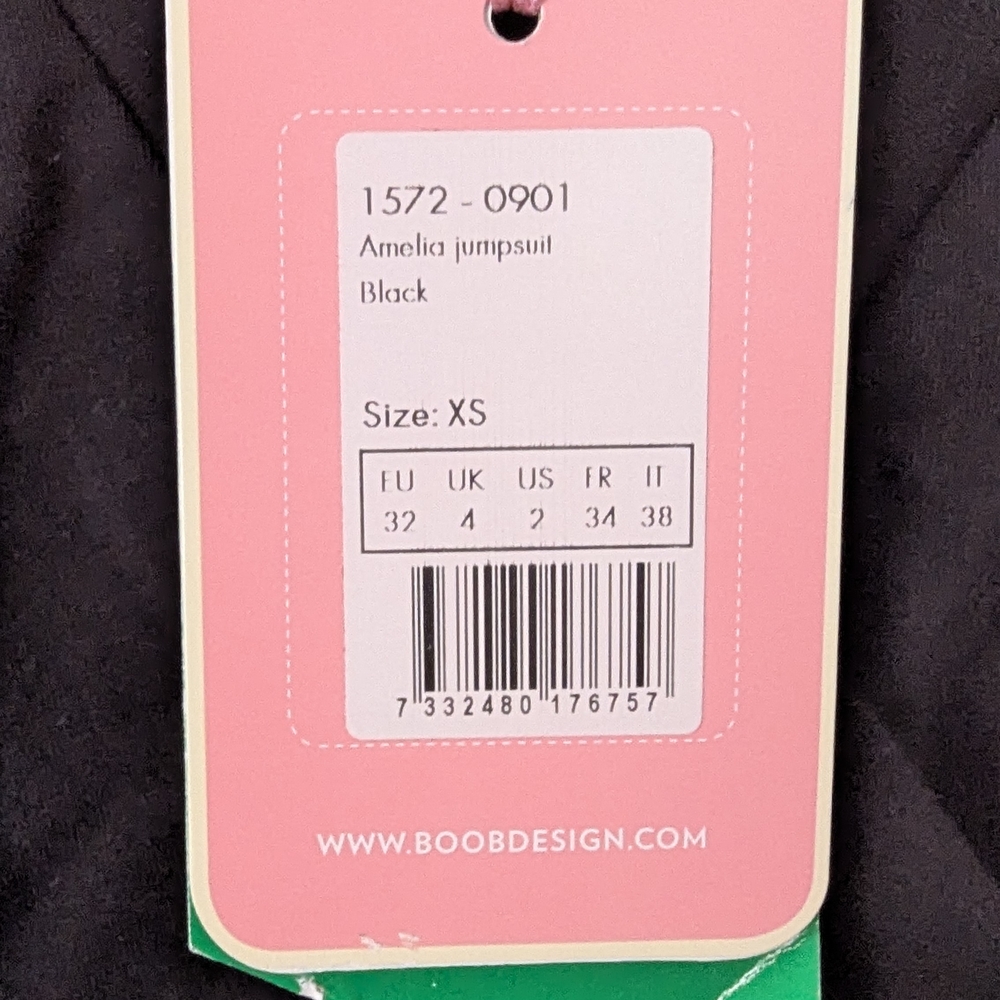 Boob Design Elegant Black Wrap Jumpsuit - Picture 9 of 10